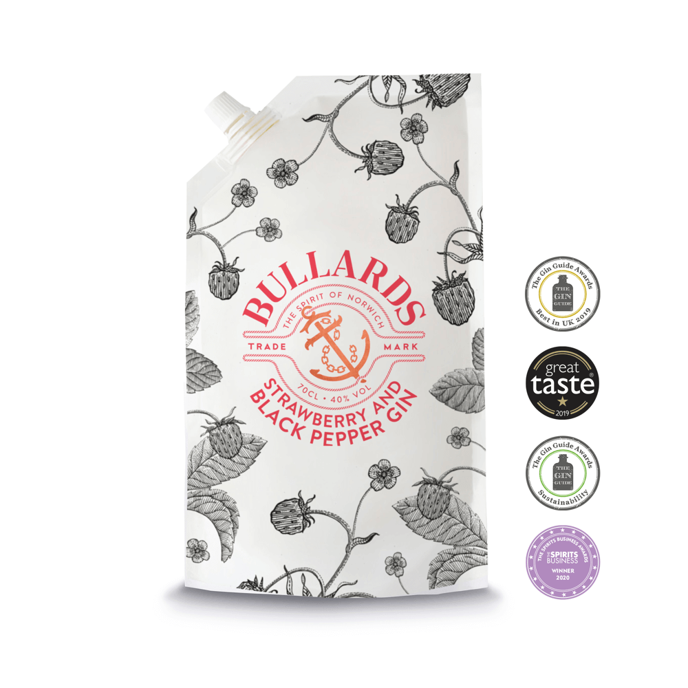 Strawberry and Black Pepper Gin - Eco-Refill Pouch
